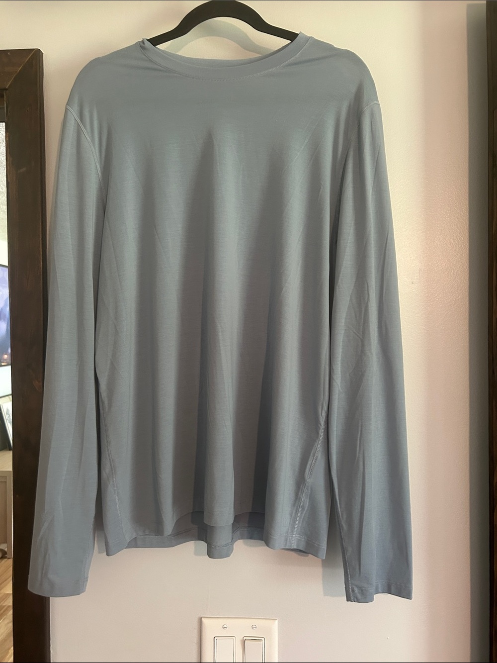VRST Blue Long Sleeve Crew Neck Shirt
